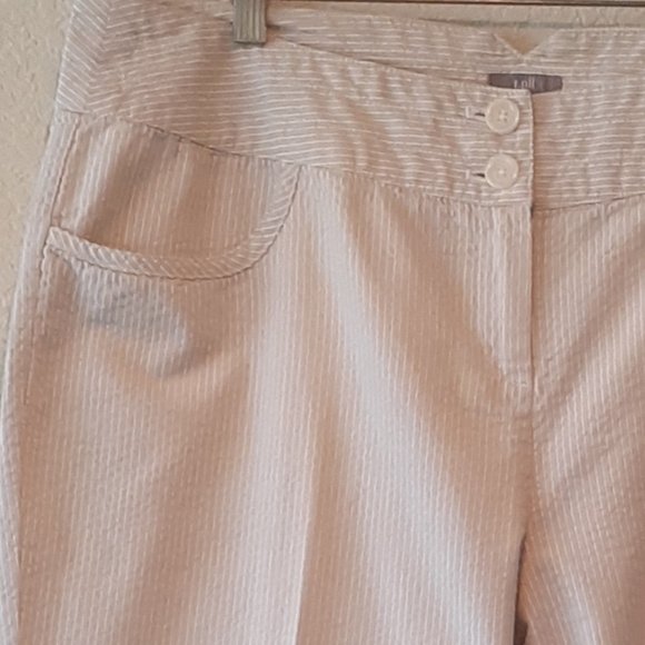 J. Jill Striped Cotton Wide Leg Pants - Picture 11 of 13